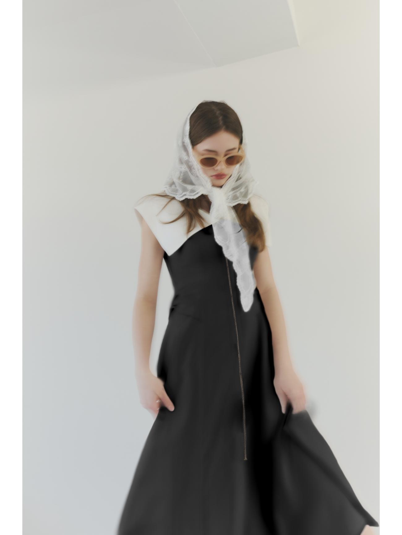 Pocket Ribbon Flare Dress