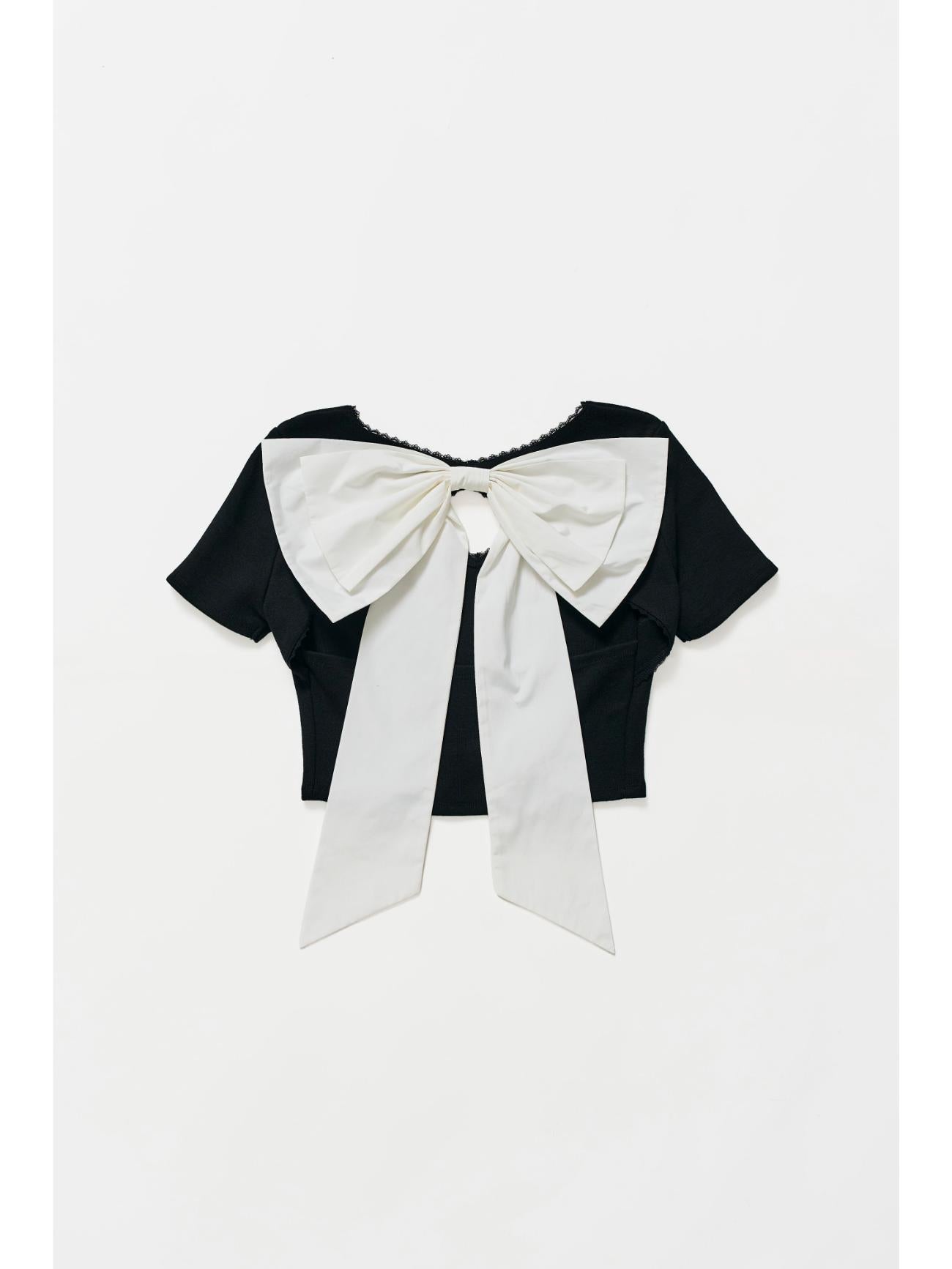 V-Neck Ribbon Top