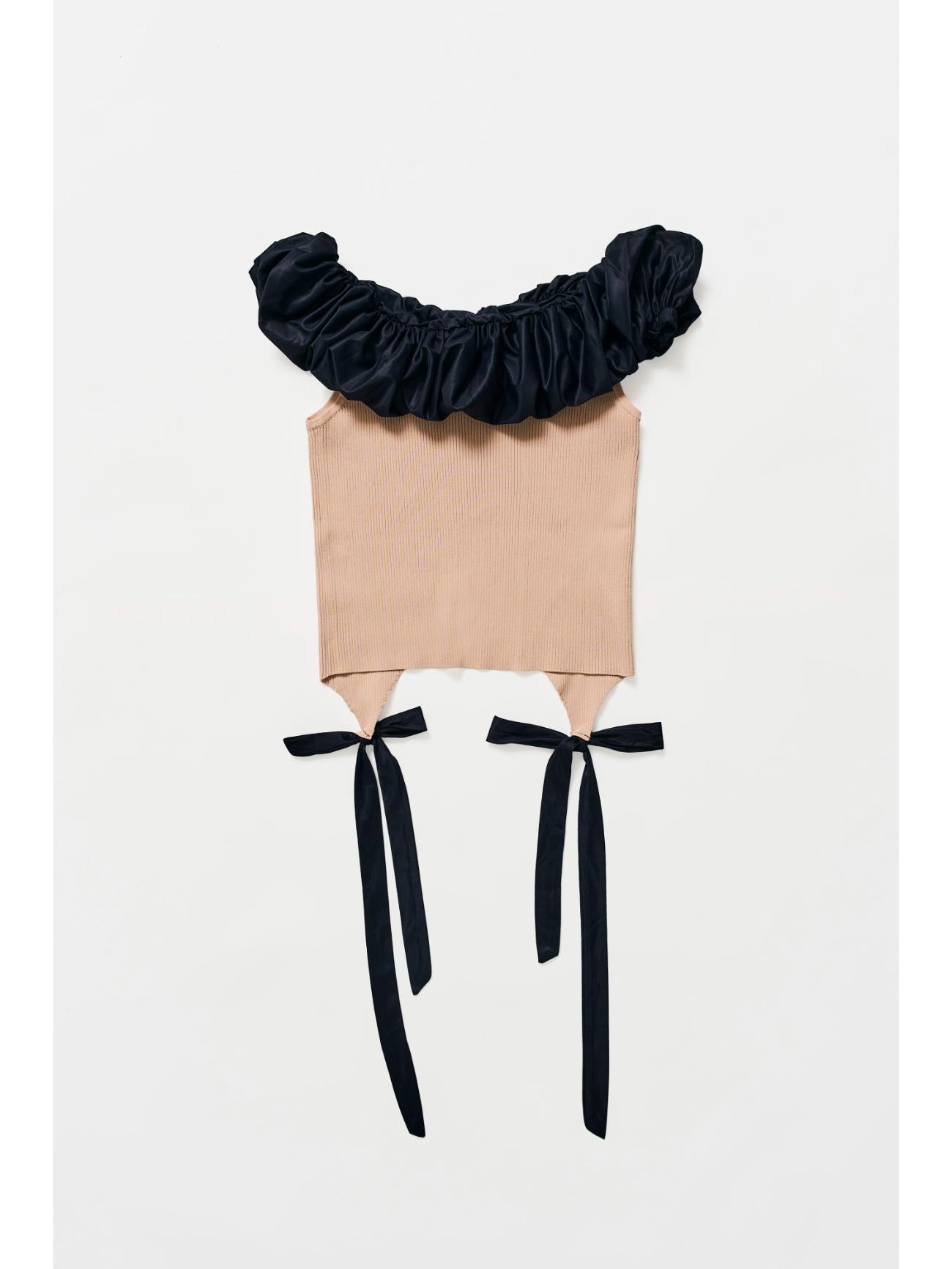 Off Shoulder Ribbon Top