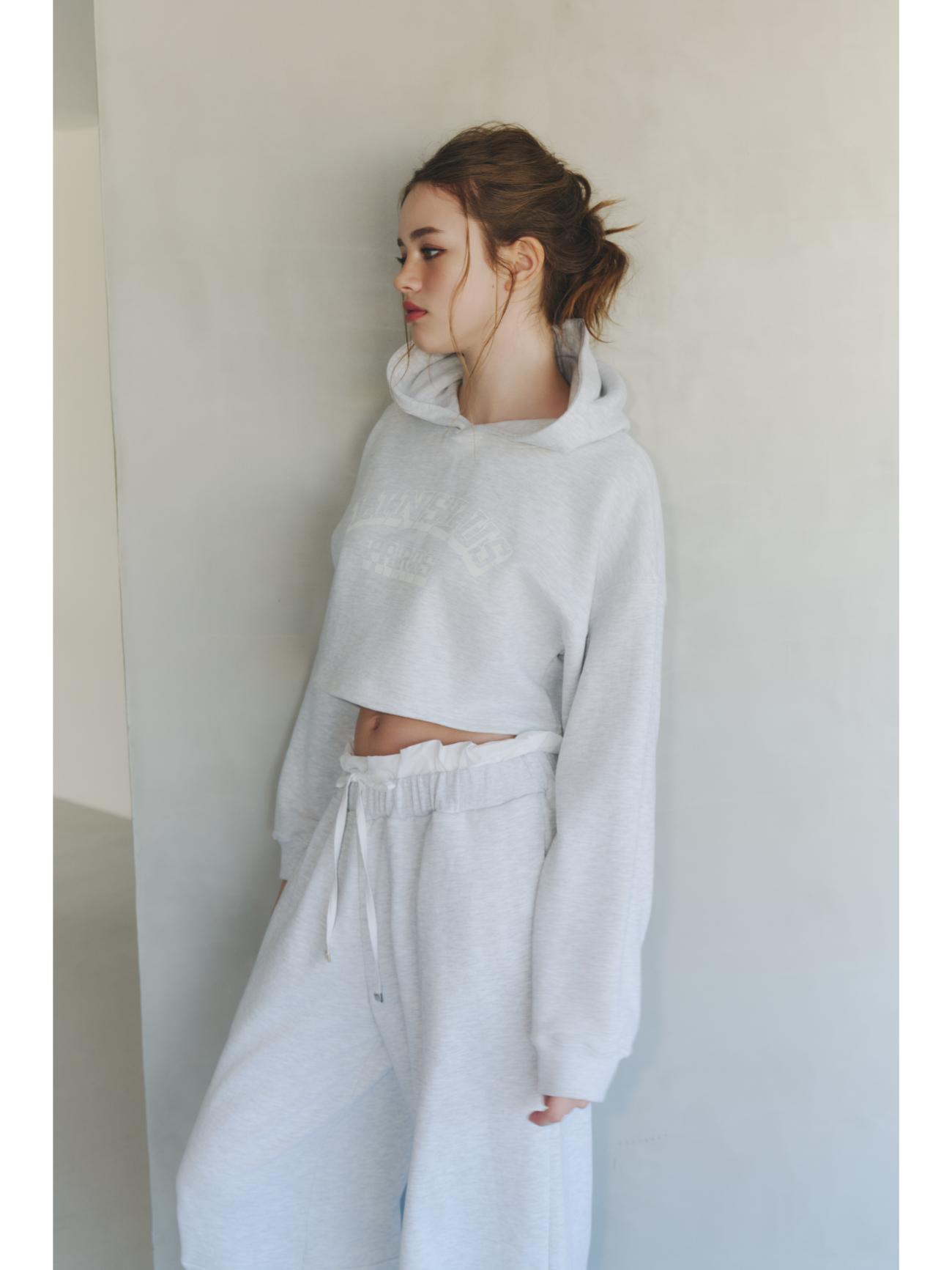 Short Hoodie Sweatshirt